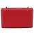 Borsa a Spalla Salvatore Ferragamo Vala Chain in Pelle Rossa e Oro Auth ka4496 Rosso D'oro - vista 3
