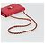 Borsa a Spalla Salvatore Ferragamo Vala Chain in Pelle Rossa e Oro Auth ka4496 Rosso D'oro - vista 7