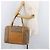 Borsa GUCCI Micro GG Supreme in PVC Beige Oro Auth 182499 D'oro - vista 22