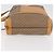Borsa GUCCI Micro GG Supreme in PVC Beige Oro Auth 182499 D'oro - vista 5