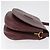 CARTIER Must Line Schultertasche Leder Bordeaux Gold Auth BA13122 Golden - Ansicht 4