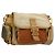Borsa a Spalla PRADA Nylon Canvas Beige Oro Auth 171276 D'oro