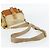 Borsa a Spalla PRADA Nylon Canvas Beige Oro Auth 171276 D'oro - vista 7