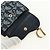 Cartera tríptico Christian Dior Trotter Canvas Saddle Navy Gold Auth 181569V Dorado Azul marino - vista 13