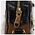 Borsa a tracolla GUCCI Web Sherry Line in scamosciato marrone e oro 573321 Auth 181861 D'oro - vista 14