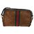 Borsa a tracolla GUCCI Web Sherry Line in scamosciato marrone e oro 573321 Auth 181861 D'oro - vista 3