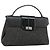 Borsa CARTIER in tela nera e argento Auth ka4465 Nero