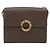 Céline Borsa a tracolla circolare CELINE Macadam Canvas PVC Pelle Marrone Oro Auth 182191A D'oro - vista 13
