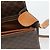 Céline Borsa a tracolla circolare CELINE Macadam Canvas PVC Pelle Marrone Oro Auth 182191A D'oro - vista 20