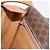 Céline Borsa a tracolla circolare CELINE Macadam Canvas PVC Pelle Marrone Oro Auth 182191A D'oro - vista 23
