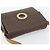 Céline Borsa a tracolla circolare CELINE Macadam Canvas PVC Pelle Marrone Oro Auth 182191A D'oro - vista 6
