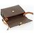 Céline Borsa a tracolla circolare CELINE Macadam Canvas PVC Pelle Marrone Oro Auth 182191A D'oro - vista 9
