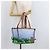 LOEWE LOEWE �~ Studio Ghibli Borsa Medium Totoro & Small Totoro Auth 167358SM Blu chiaro - vista 24