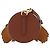 LOEWE Studio Ghibli Cookie Pouch Hin Howl's Moving Castle Auth 167379SM Marrone - vista 2