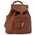 Mini Zaino GUCCI Bamboo in Pelle Outlet Marrone Oro 003 1705 0030 Auth am11663A