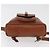 Mini Zaino GUCCI Bamboo in Pelle Outlet Marrone Oro 003 1705 0030 Auth am11663A - vista 14