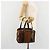 Borsa a mano BURBERRY Nova Check Blue Label in lana marrone e oro Auth 181585 D'oro - vista 21