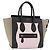 Céline CELINE Luggage Mini Shopper Handtasche Leder Rosa Schwarz Authentisch am11689V Pink