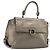 Borsa Salvatore Ferragamo Gancini in pelle argento Auth ka4466