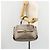Borsa Salvatore Ferragamo Gancini in pelle argento Auth ka4466 - vista 25