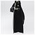 Borsa Business BURBERRY in Nylon 2way Nero Argento Auth 182417 - vista 3
