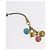LOUIS VUITTON Monogram Charm metal 2 Set Gold LV Auth BA13247 D'oro Monogramma - vista 7