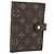 LOUIS VUITTON Monogram Agenda PM Day Planner Cover R20005 LV Auth BA13241 Monograma