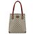 Borsa Tote GUCCI GG Supreme Web Sherry Line PVC Beige 41 004 4465 Auth 181984 - vista 2