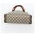 Borsa Tote GUCCI GG Supreme Web Sherry Line PVC Beige 41 004 4465 Auth 181984 - vista 9