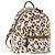 Zaino MCM Vicetos Logogram PVC Leather Ivory Gold Auth 176436 D'oro Crudo