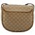 Céline Borsa a tracolla CELINE Macadam Canvas PVC Pelle Beige Oro Auth BA13205 D'oro - vista 2