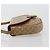 Céline Borsa a tracolla CELINE Macadam Canvas PVC Pelle Beige Oro Auth BA13205 D'oro - vista 4