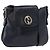 GUCCI Schultertasche aus Leder Marineblau Gold Auth 181580 Golden