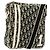 Borsa a tracolla Christian Dior Trotter Canvas PVC Nero Argento Auth 180010