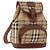 Zaino Burberrys Nova Check PVC Beige Oro Auth BA13204 D'oro
