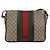 GUCCI GG Supreme Web Sherry Line Bag PVC Beige Silver 145844 Auth ti3927 Silvery - view 2