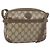 Borsa a tracolla GUCCI GG Supreme PVC Beige Oro 007 90 0017 Auth 182403 D'oro