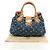 LOUIS VUITTON Borsa Preity Monogram Denim Blu M95020 LV Auth 181366SAM - vista 12