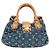 LOUIS VUITTON Borsa Preity Monogram Denim Blu M95020 LV Auth 181366SAM - vista 13