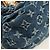 LOUIS VUITTON Borsa Preity Monogram Denim Blu M95020 LV Auth 181366SAM - vista 14