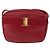Salvatore Ferragamo Vala Schultertasche Leder Rot Gold Auth 182294 Golden - Ansicht 2