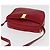 Salvatore Ferragamo Vala Schultertasche Leder Rot Gold Auth 182294 Golden - Ansicht 6