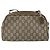 Borsa a Spalla GUCCI GG Plus Supreme PVC Beige Oro Auth 182399 D'oro - vista 3