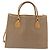 Borsa Tote GUCCI Micro GG Supreme PVC 2way Beige Oro 002 904 0556 Auth 180147 D'oro - vista 3