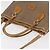 Borsa Tote GUCCI Micro GG Supreme PVC 2way Beige Oro 002 904 0556 Auth 180147 D'oro - vista 6