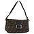 FENDI Zucca Canvas Mamma Baguette Shoulder Bag Black Brown Auth 182801V Marrone Nero
