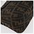 FENDI Zucca Canvas Mamma Baguette Shoulder Bag Black Brown Auth 182801V Marrone Nero - vista 14