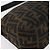 FENDI Zucca Canvas Mamma Baguette Shoulder Bag Black Brown Auth 182801V Marrone Nero - vista 16