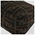 FENDI Zucca Canvas Mamma Baguette Shoulder Bag Black Brown Auth 182801V Marrone Nero - vista 17