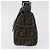 FENDI Zucca Canvas Mamma Baguette Shoulder Bag Black Brown Auth 182801V Marrone Nero - vista 3